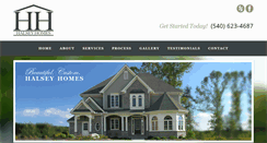 Desktop Screenshot of homesbyhalsey.com